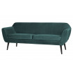 ROCCO - Teal velvet sofa