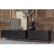 GRAVUR - TV-Möbel aus schwarzem Kiefernholz L180 pro 2