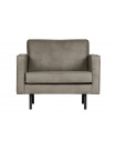 RODEO - Grey armchair eco leather
