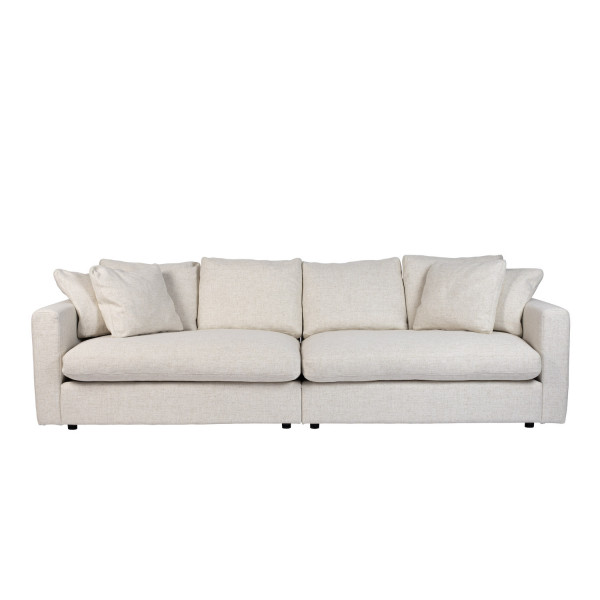 SENSE - Sofa aus cremefarbenem Stoff zuiver