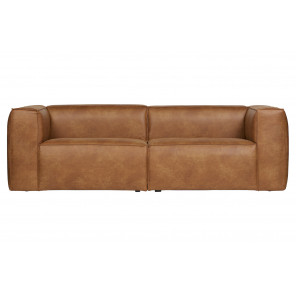 BEAN - 3-Sitzer-Sofa braun Cognac