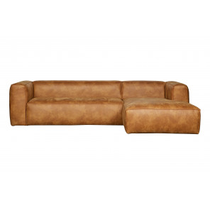 BEAN - Right corner sofa 5 seats eco leather army green L305
