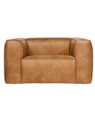 BEAN - Brown eco leather armchair