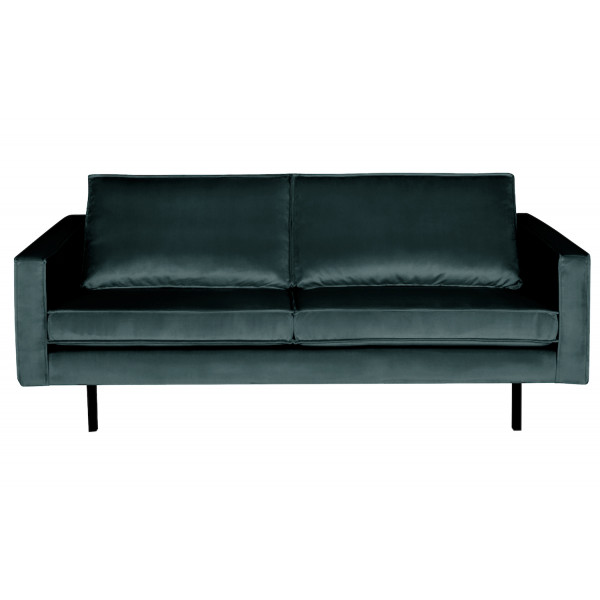 RODEO - teal velvet sofa L 190