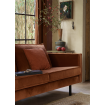 RODEO - Rust velvet sofa L 190