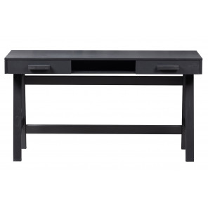 BENSON - Schreibtisch aus schwarzem Kiefernholz B.140