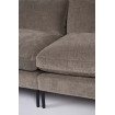 SUMMER - Bequemes 5-Sitzer-Sofa mit Stoffbezug in Kaffee L335
