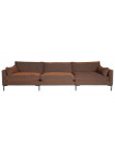 SUMMER -Brown large comfortable sofa 335 cm