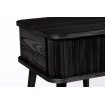 BARBIER -Table d'apoint en bois noir