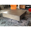 Cubic concrete coffee table