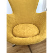 Mustard color arm chair Cocoon