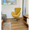 Mustard color arm chair Cocoon