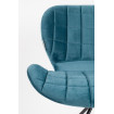 Blue velvet dining chair OMG