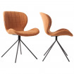 OMG - 2 Designer-Stühle aus Stoff, camel