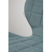 Dining chair OMG in blue fabric by Zuiver