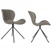 Grey Omg dining chair by Zuiver