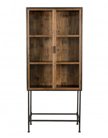 IRON - Wood and metal cabinet H160