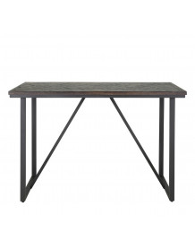 CHEVRON - Table haute bois L140
