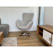 COCOON - Light grey design armchair