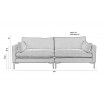 3-Sitzer-Sofa Summer-dimensions