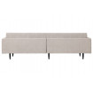 ZEMU - Sand grey sofa L280