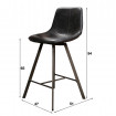 SLAM- Black bar chair -seat height 66 cm