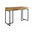 CLASS - Consola y mesa de madera clara y acero negro L120