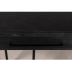 CLASS - Consola y mesa de madera y acero negro L120