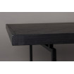 CLASS - Mesa de comedor de madera y latón L220