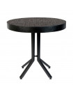 MAZE - Round Bar Table with black wooden top L75