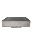 BETON - Low grey concrete table Cube L100