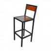 FACTORY - Solid bar chair 80 cm