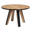 MISSOURI - Table de repas ronde en bois d'acacia D120