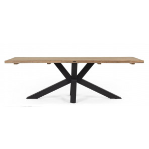 CHIBERTA - Black dining table L240