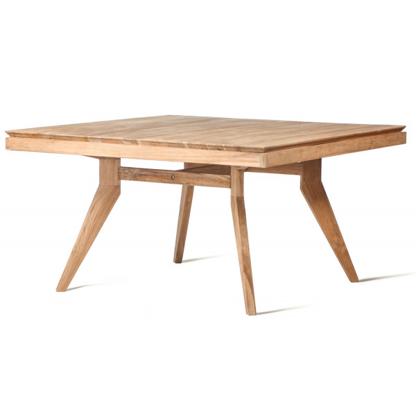 ADELAIDE - Table carree en bois L 140