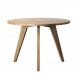 CANDI - Wooden round dining table 105 cm
