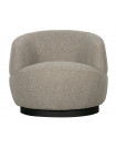 WOOLLY - Grey fabric armchair