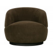 WOOLLY - Grey fabric armchair