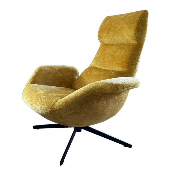 ASTI - Modern yellow swivel armchair