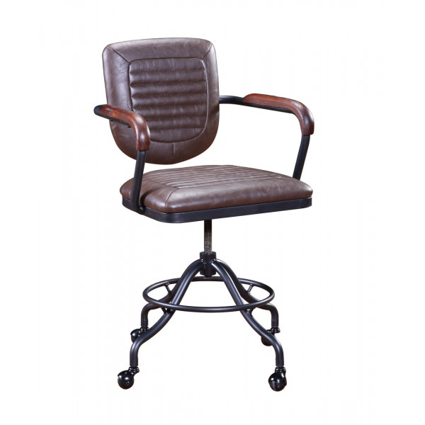 Office armchair with wheels 