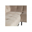 LLOYD - 5 seaters left corner sofa in sea salt velvet