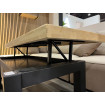 MATIKA - Table relevable bois clair