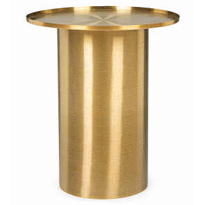 VENUS - Table d'appoint en metal doré D 51