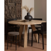 ABBY - Round wood table L129
