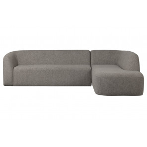 SLOPING - Gray Right Corner Sofa