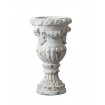 VICTORIA - Vaso decorativo in cemento bianco