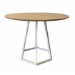 HEXAGONE - Round wooden dining table D100