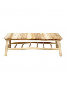 ISLAND - Natural wood coffee table W120