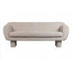 BODI - 2 seaters natural fabric sofa