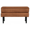 RODEO - Footstool in brown leather